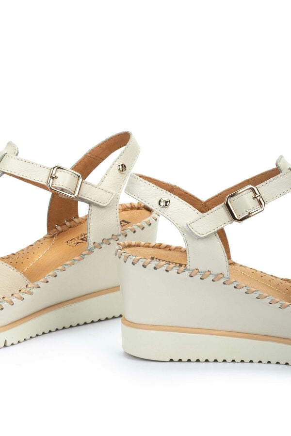 Pikolinos Sandalias cuña Blanco
