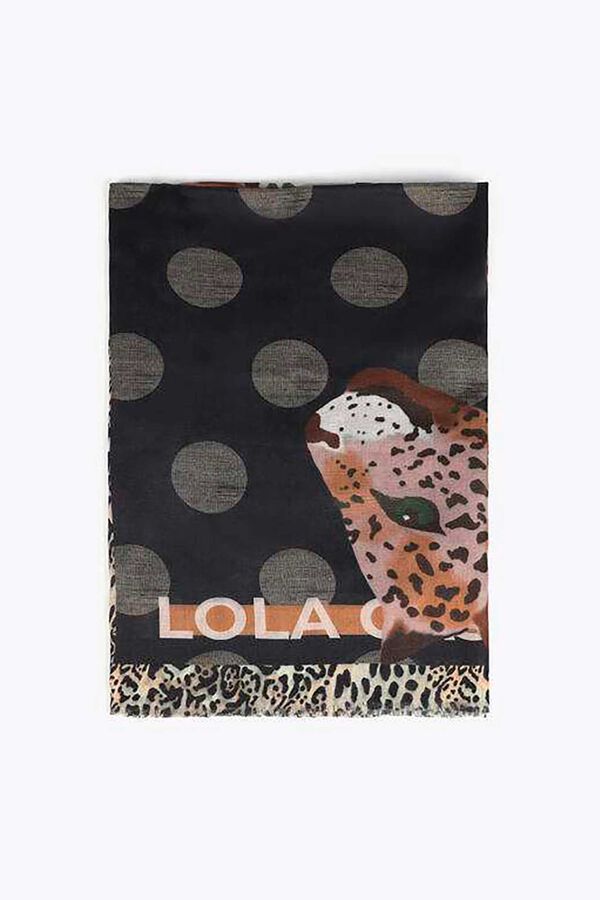 Lola Casademunt cachecol estampado Cinzento