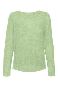 Cortefiel Fine-knit round neck jumper Green