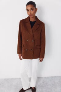 Cortefiel Tecido com efeito camur&ccedil;a