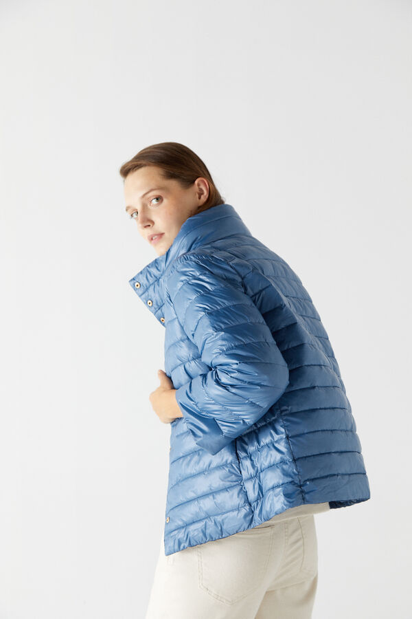 Cortefiel Blazer acolchoado revers&iacute;vel Azul