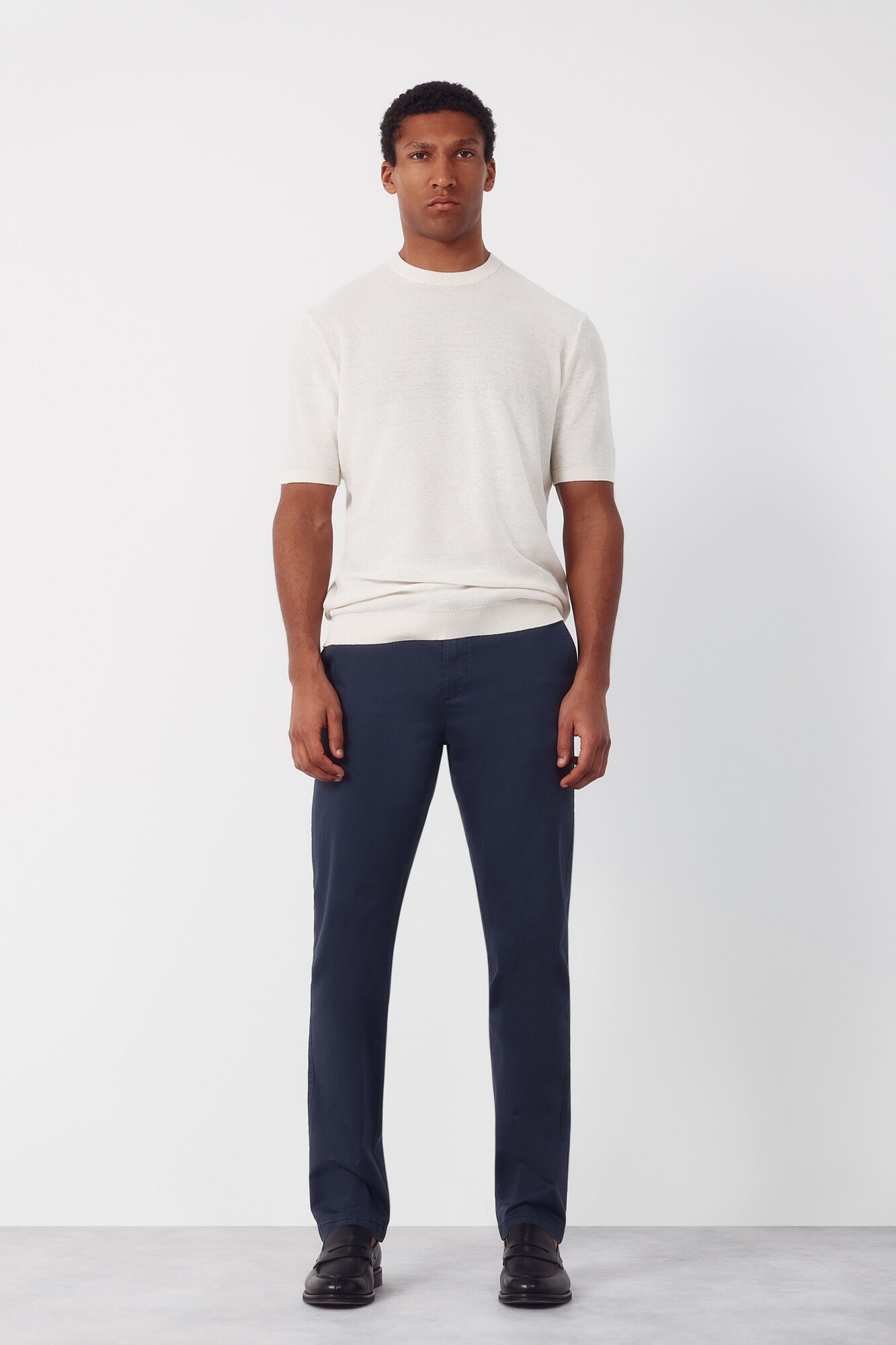 Cortefiel Basic short sleeve jersey T-shirt