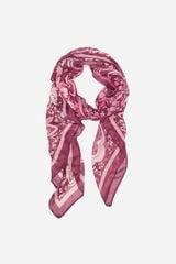 Cortefiel Ethnic print scarf Purple