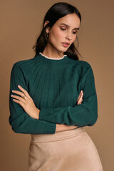 Polín Et Moi Camisola verde Iria Verde