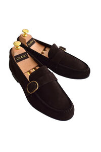 Cloking Zapato Mocasín Hebilla Ante
