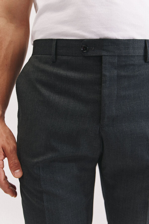 Cortefiel Plain coolmax pants Dark grey