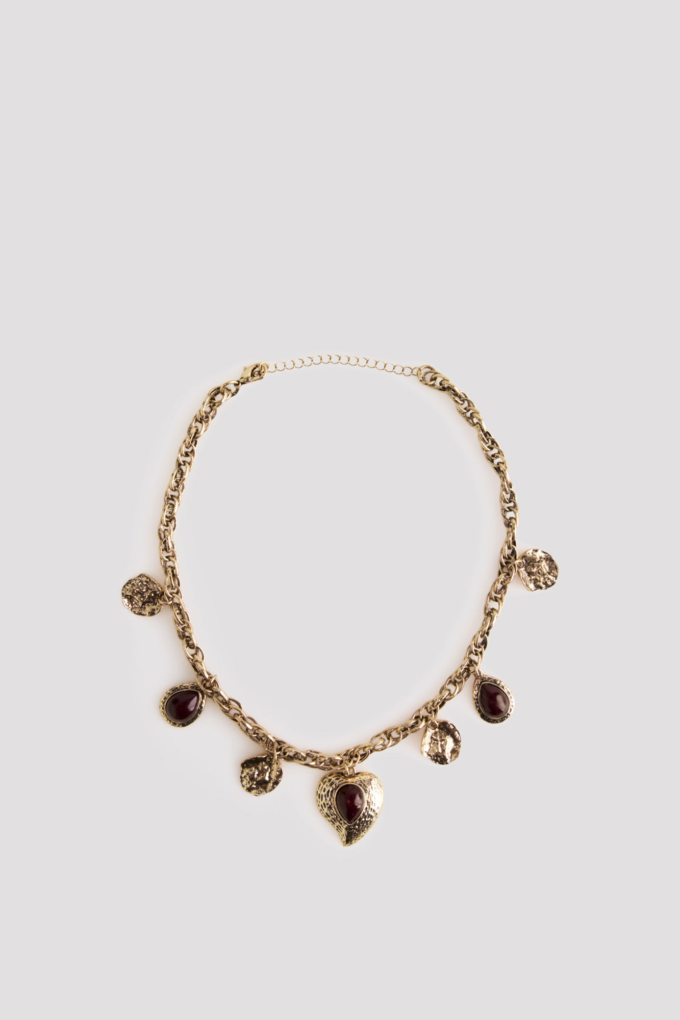 Cortefiel Heart charms chain