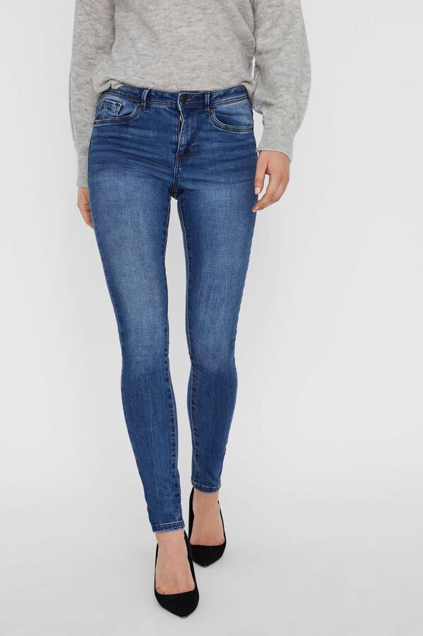 Cortefiel Organic cotton jeans Blue