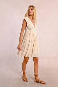 Molly Bracken Vestido manga curta