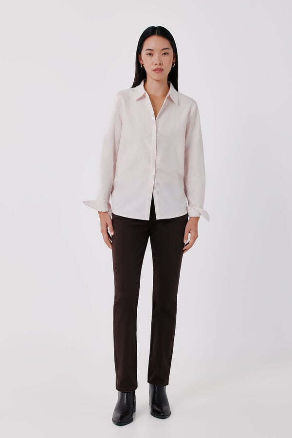 Cortefiel Straight jeans Dark brown