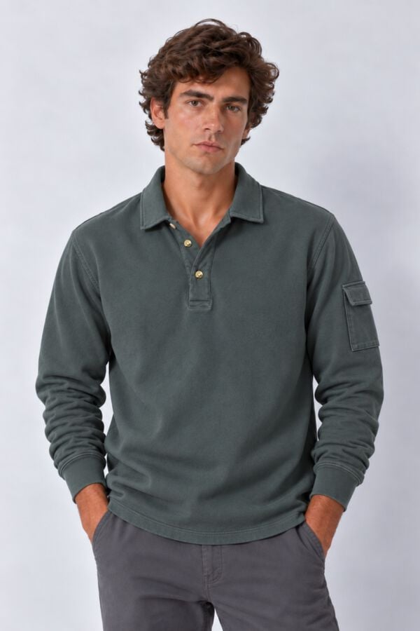 Cloking Sudadera Polo Bolsillo Azul marino