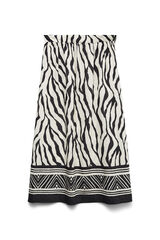 Vero Moda Printed ankle skirt Black