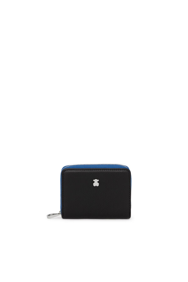 Tous New Dubai medium black and blue wallet Black