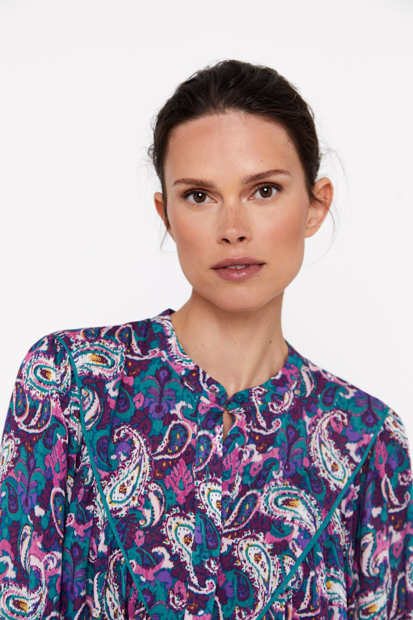 Blusa estampada Blusas de mujer Cortefiel