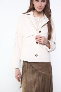 Slowlove Cazadora perforados en manga