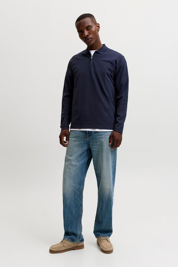 Jack & Jones Polo interlock regular fit Azul