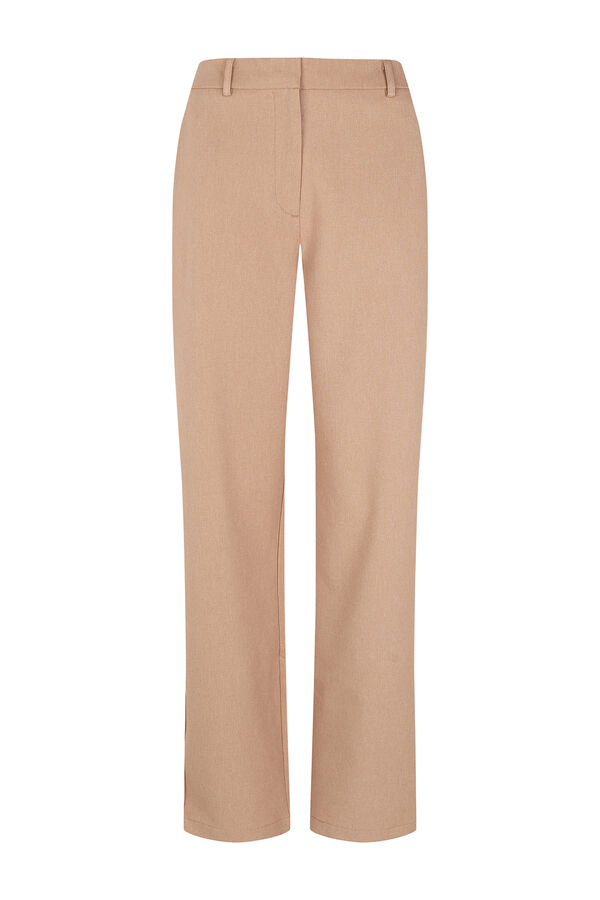 Cortefiel Women's tailored trousers Beige