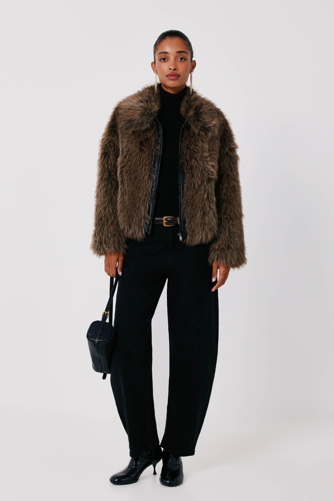 Cortefiel Faux fur jacket