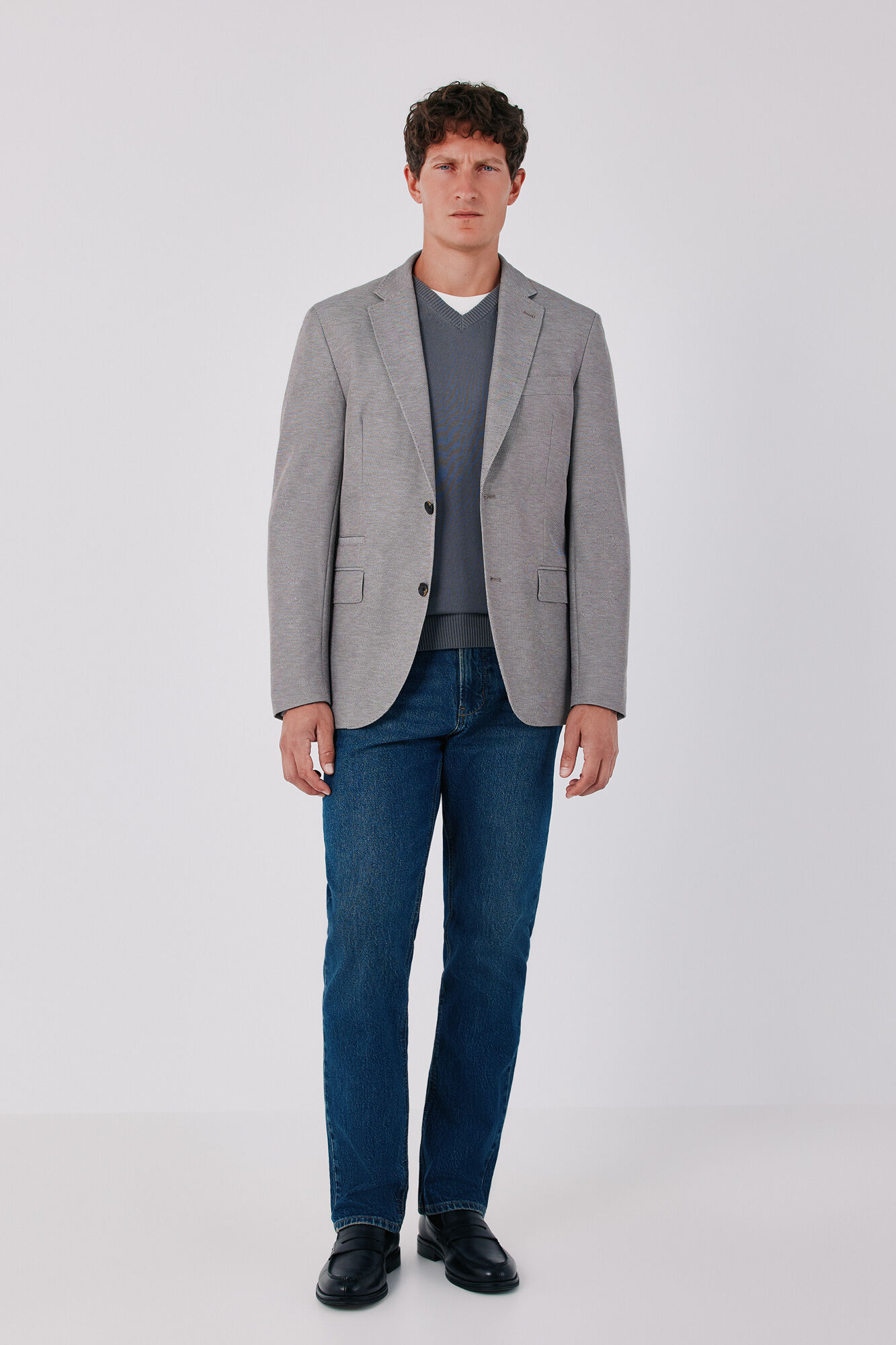Cortefiel Basic knit blazer