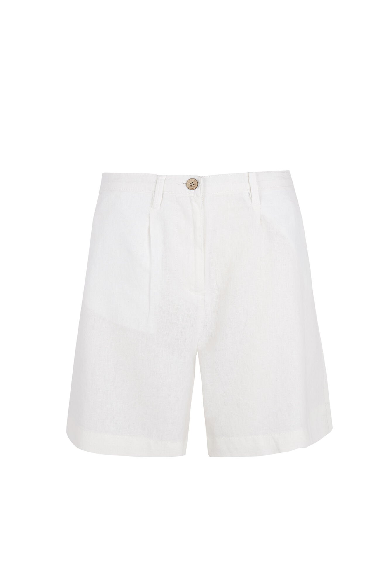Cortefiel Plain linen bermuda shorts