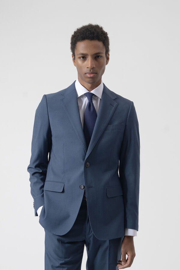 PuroEGO Traje micro punto tinta Azul