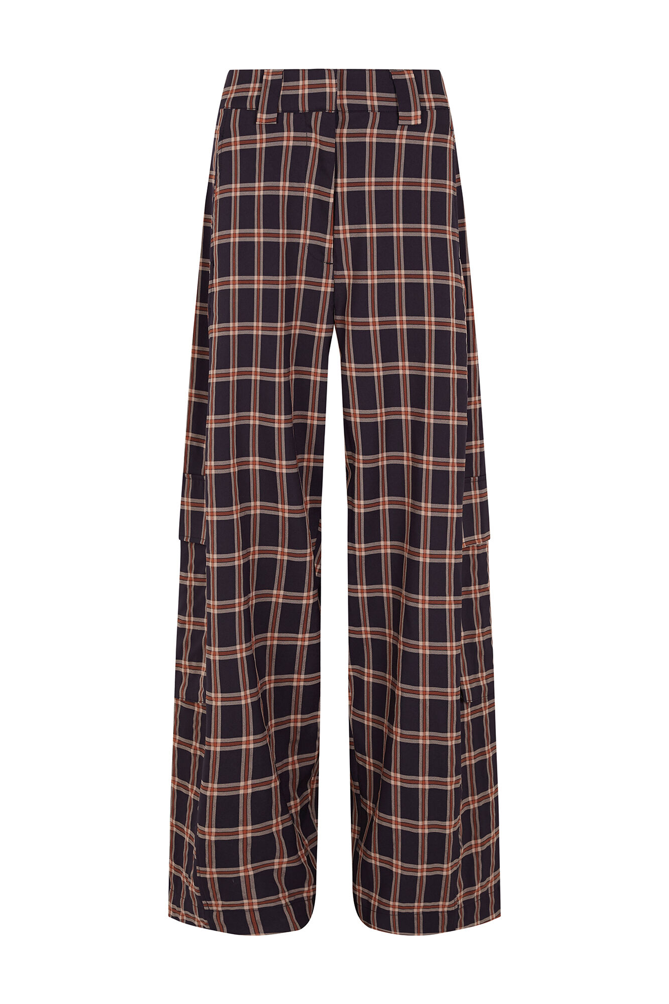 Slowlove Cal&ccedil;a corte barrel em xadrez