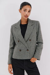 Cortefiel Blazer curto Verde
