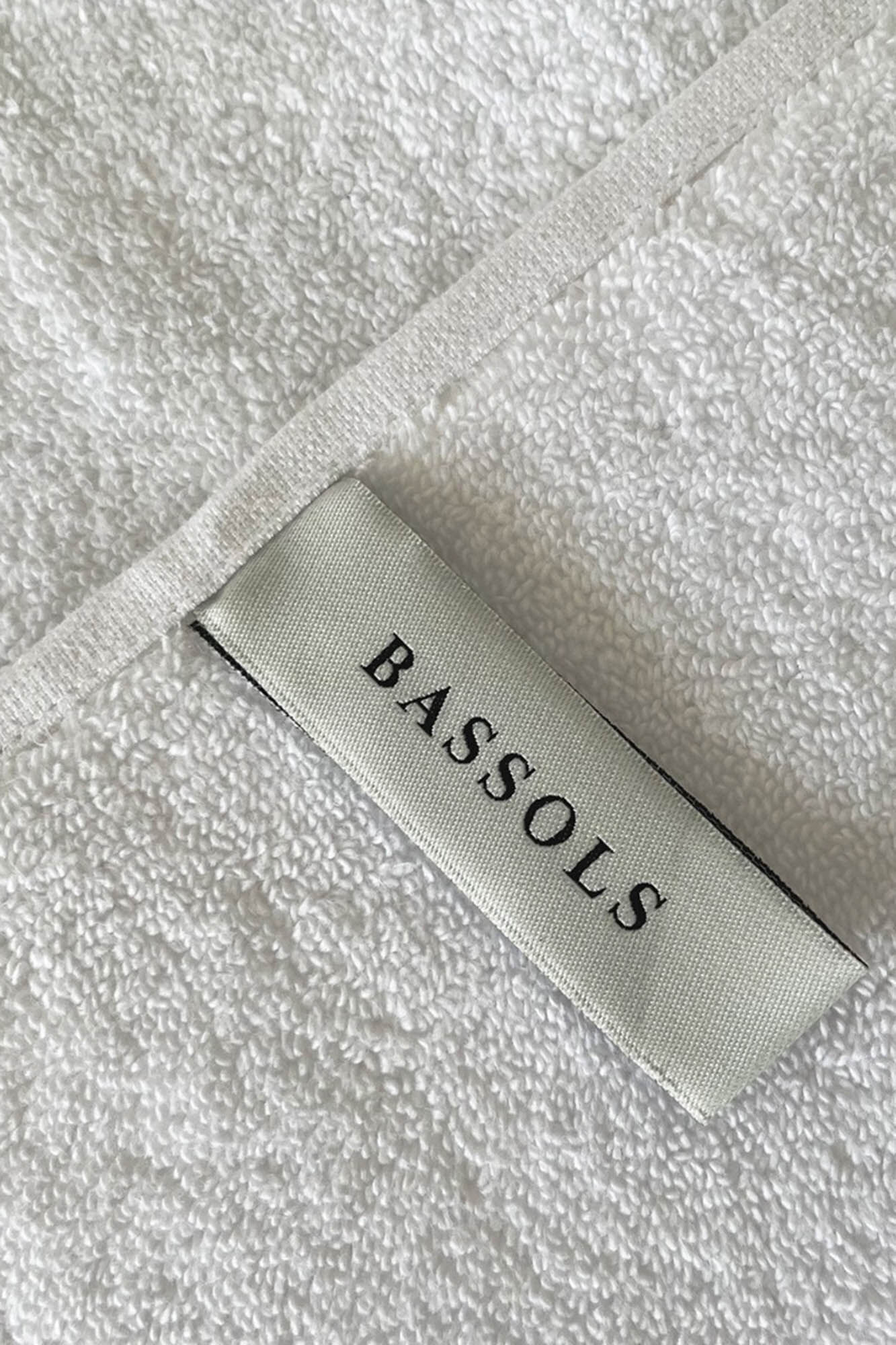 Bassols Toalha toucador asana 600 g/m2 zero twist branco 30x50