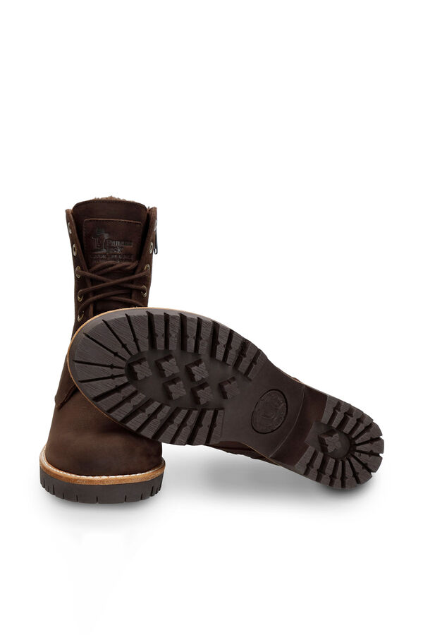 Panama Jack Botas de mulher com salto em pele nobuck Castanho