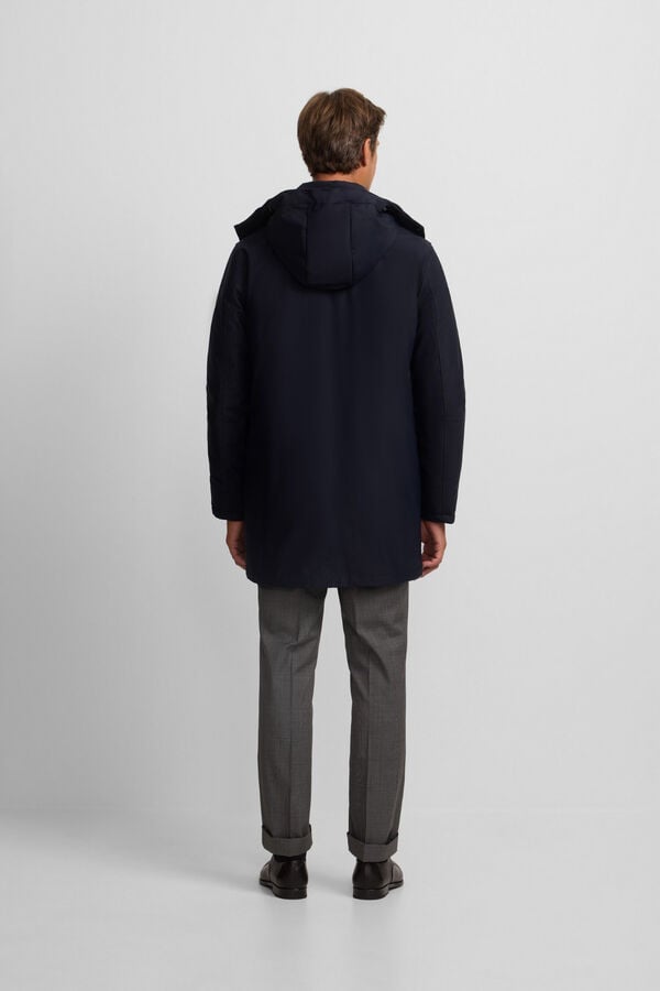 Silbon Parka técnica tailoring Azul marino