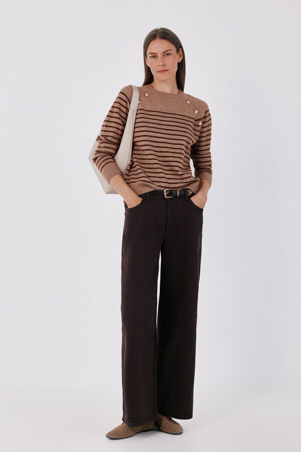 Cortefiel Soft touch jumper Camel
