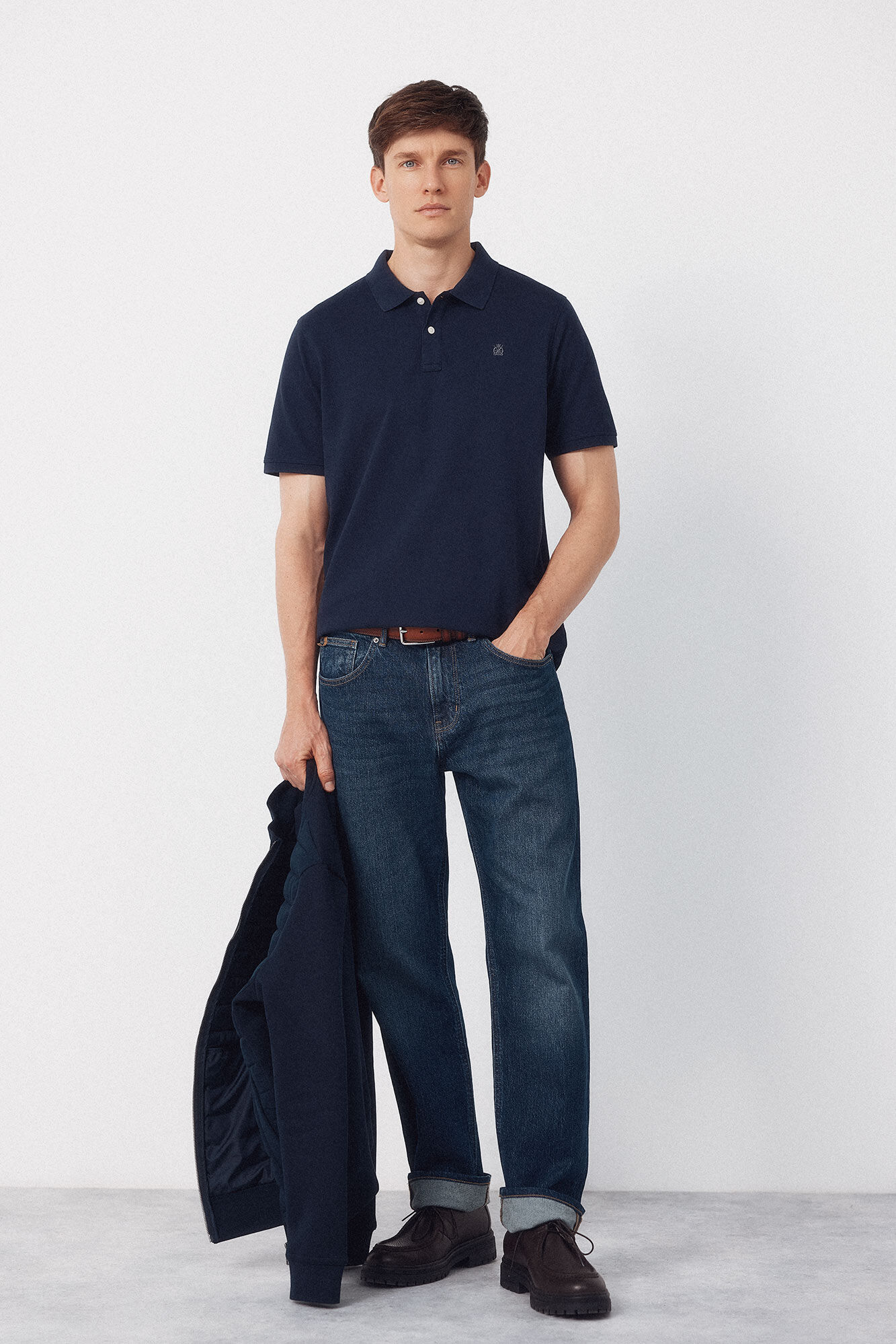 Cortefiel Basic piqu&eacute; polo shirt
