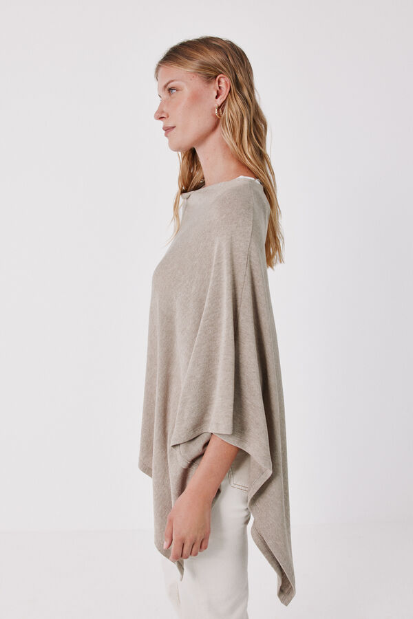 Cortefiel Capa lisa Beige