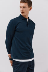 Cortefiel Regular fit polo shirt Navy