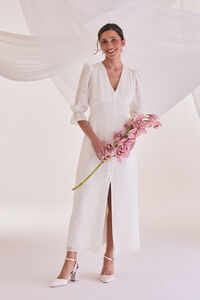 Pol&iacute;n Et Moi Vestido de noiva liso