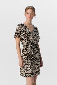 Object Vestido curto estampado 