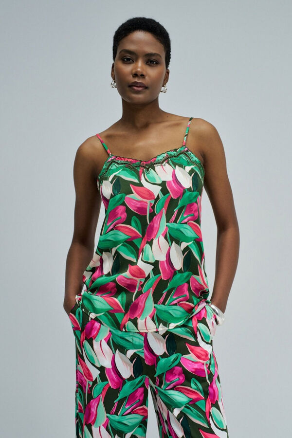 Salsa Jeans Top estampado floral Subiu