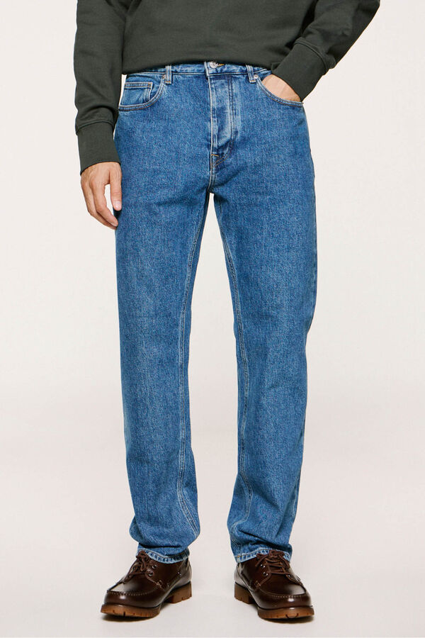 Selected Pantalón vaquero Straight Fit. Azul