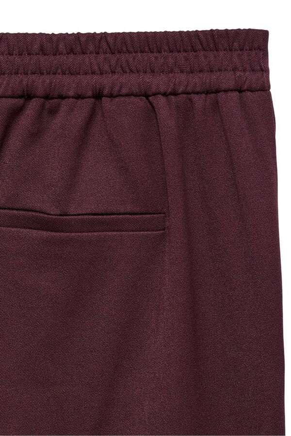 Vero Moda Calças compridas retas  Roxo