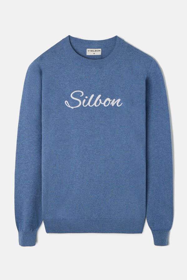 Silbon Camisola lisa Azul