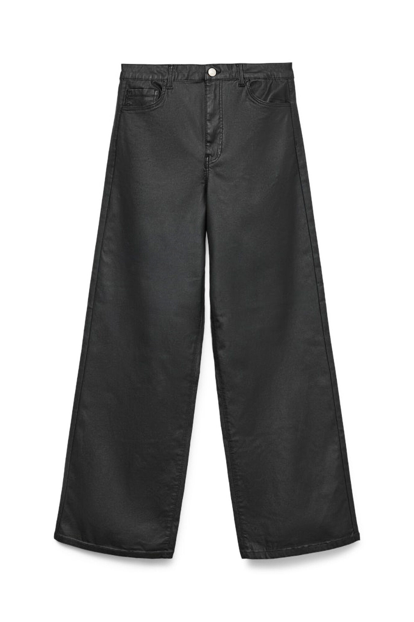 Vero Moda Curve Cal&ccedil;a largas com efeito couro