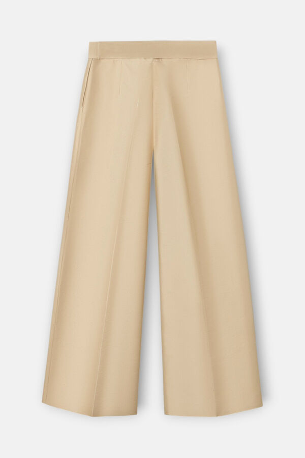 Silbon Pantalon Event Collection tafeta Beige