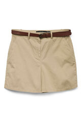 Vero Moda Calções estilo chino com cinto Cinzento