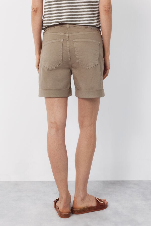 Cortefiel Jeans shorts Kaki