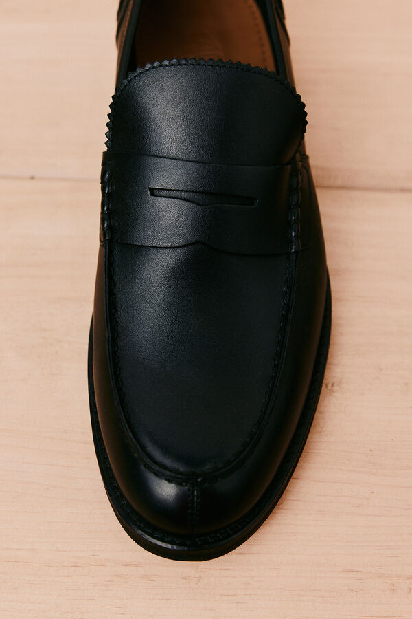 OOTO Mocasin piel Negro