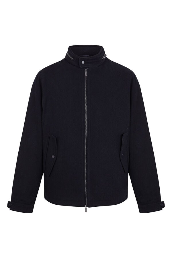 Cortefiel Wool jacket Navy