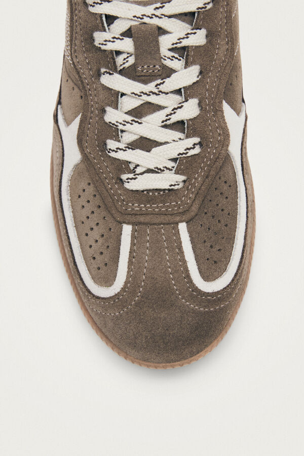 Alohas Chinelos de couro Tb.490 Rife Castanho