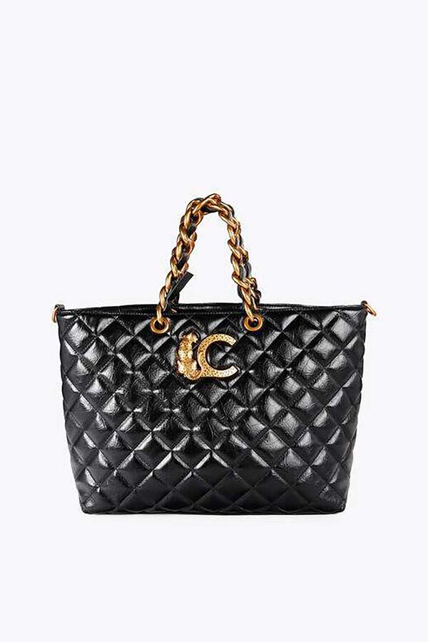 Lola Casademunt Bolsa de compras acolchoada  Preto
