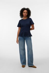 Vero Moda T-shirt de manga curta com pin&ccedil;as