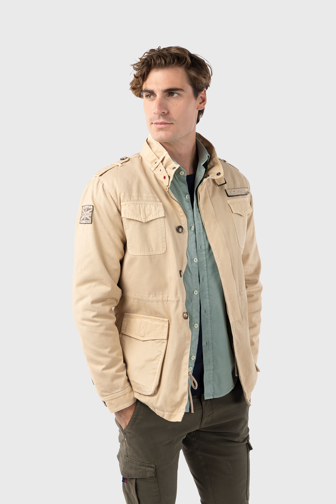 Williot Jaqueta saariana com manchas